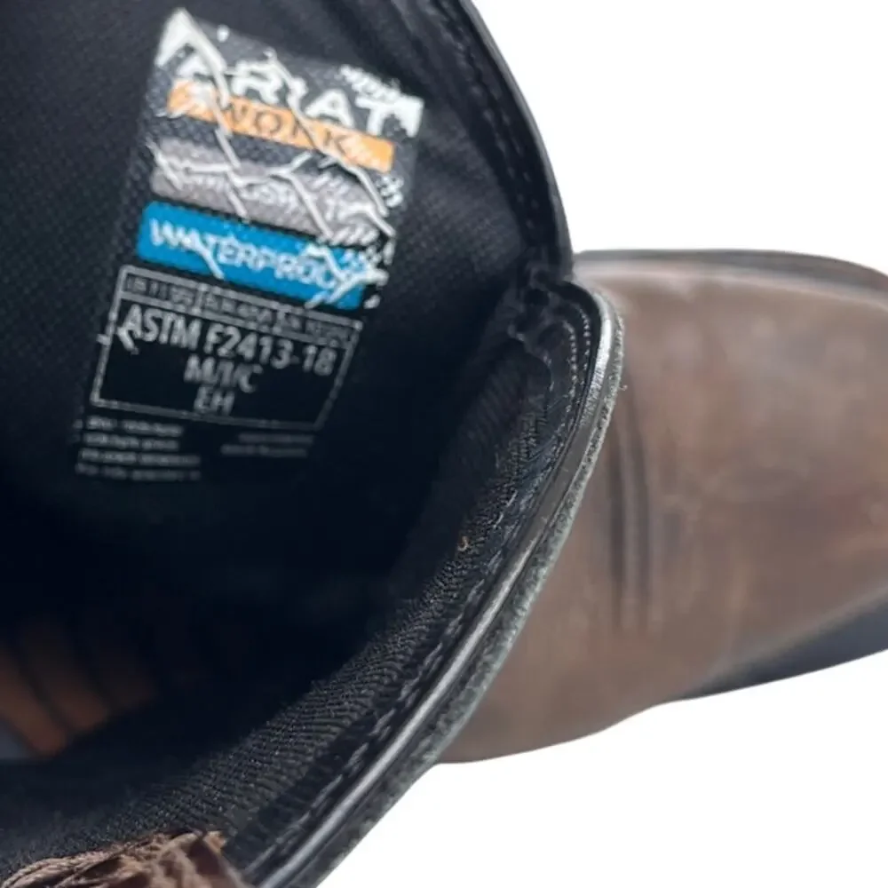Ariat WorkHog XT VentTEK Leather Carbon Toe Workwear Western Boots Size 11.5 EE